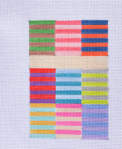 Color Block Stripes Passport Cover