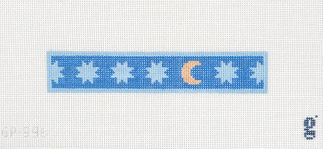 Moon and Stars Fob - Blue