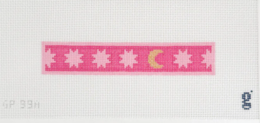 Moon and Stars Fob - Pink
