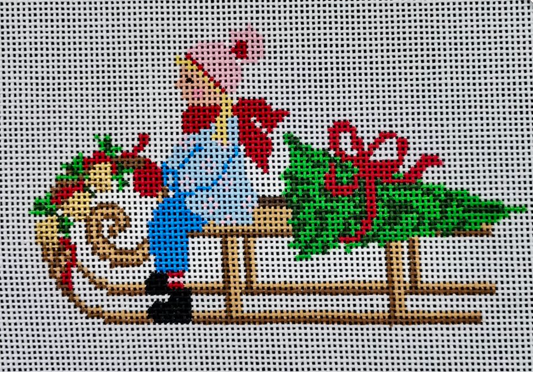 Festive Sled - Girl