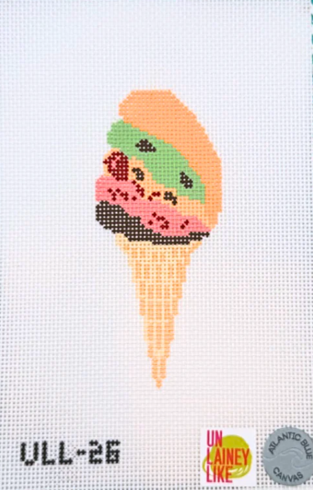 Rainbow Ice Cream Cone
