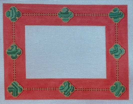 Four Clover Frame (Salmon )