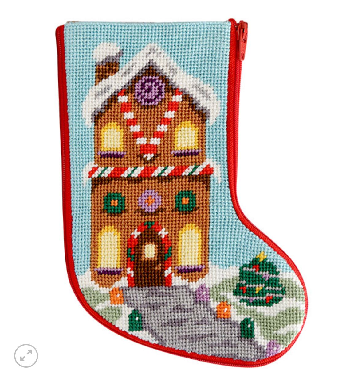 Stitch & Zip  Gingerbread Stocking