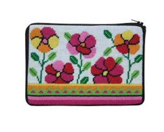 Stitch & Zip Watercolor Poppies