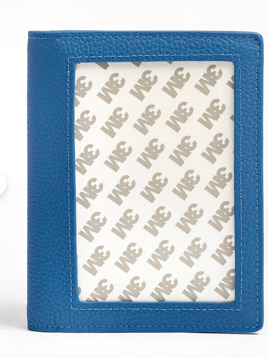 Self-Finishing Passport Cover-Cadet Blue