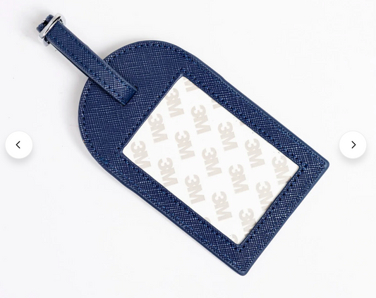 Navy Bag Tag Luggage Tag