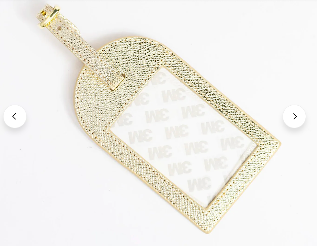 Gold Palm Bag Tag Luggage Tag
