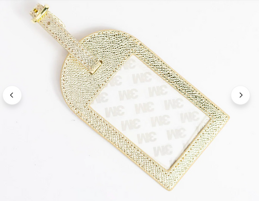 Gold Palm Bag Tag Luggage Tag
