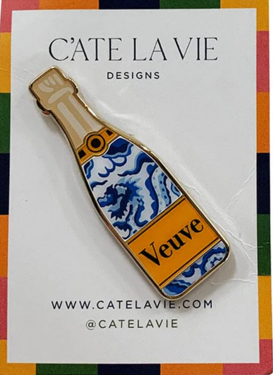 Chinoiserie Blue Champagne Needleminder