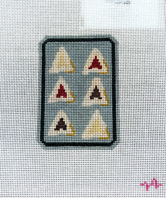 Hamantaschen Needlepoint Canvas