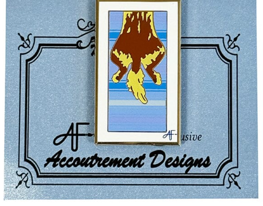 Golden Dog Sploot Needle Minder