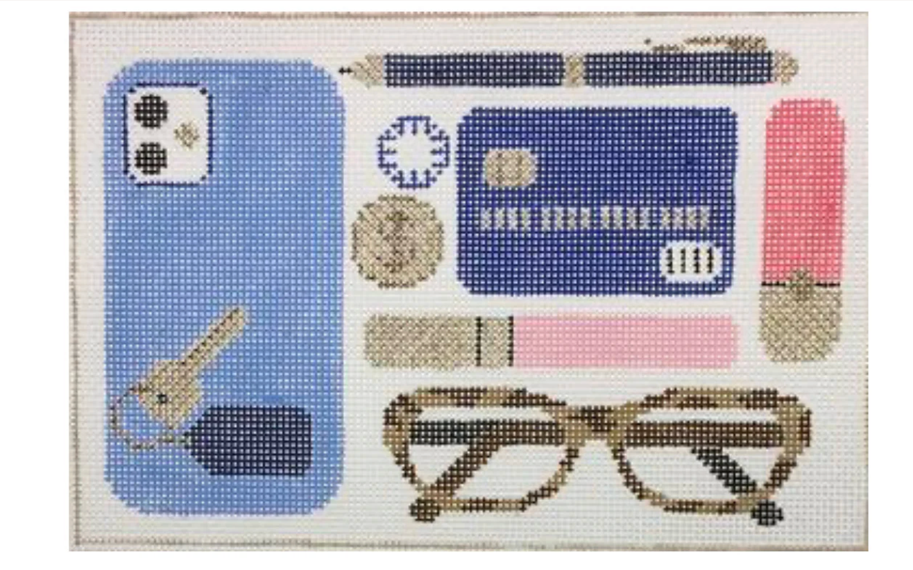 Clutch Contents Blue