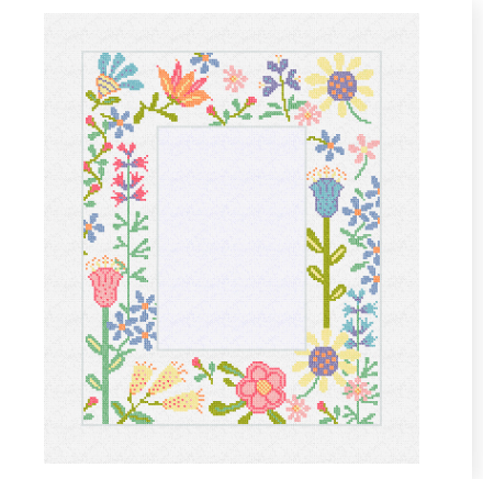 Petite Floral Picture Frame