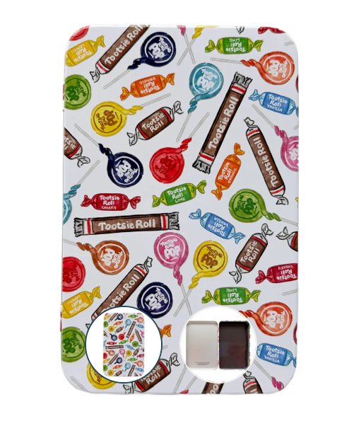 All Tootsie Pattern Magnetic Tin