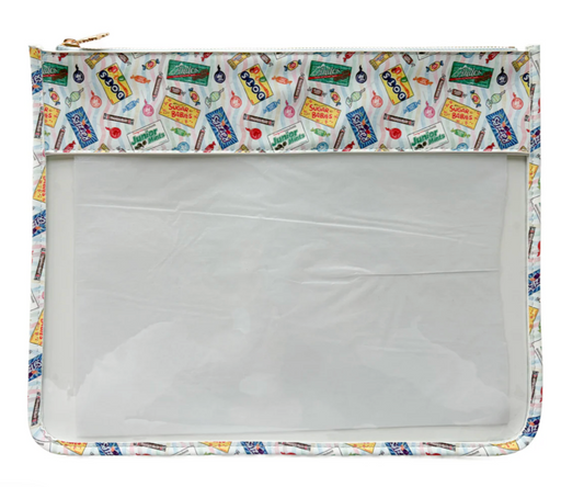 All Candy Pattern Leather Project Bag