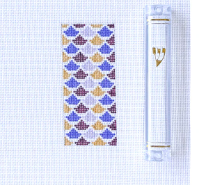 Violet Scales Mezuzah