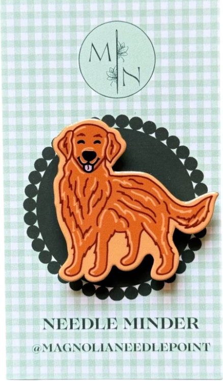 Red Golden Retriever Dog Needle Minder