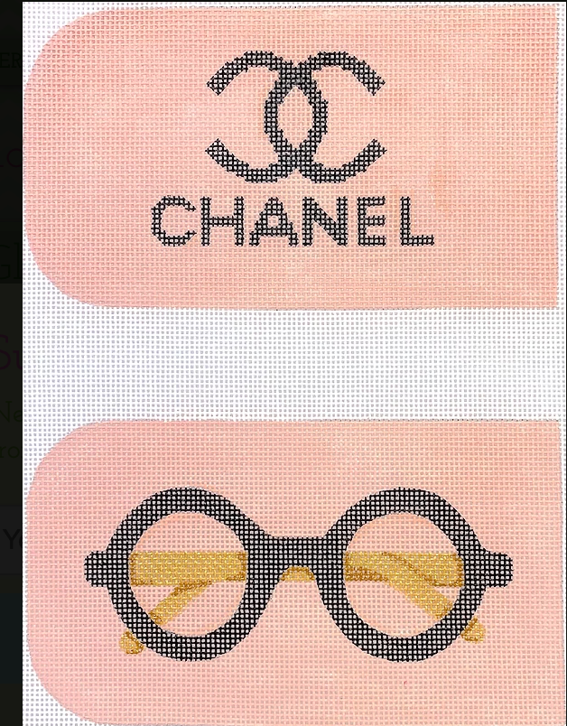 Chanel Inspired Eye Glass Case -Full Size