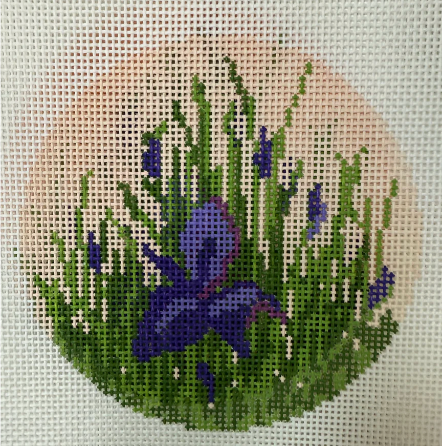 Floral Round-Iris