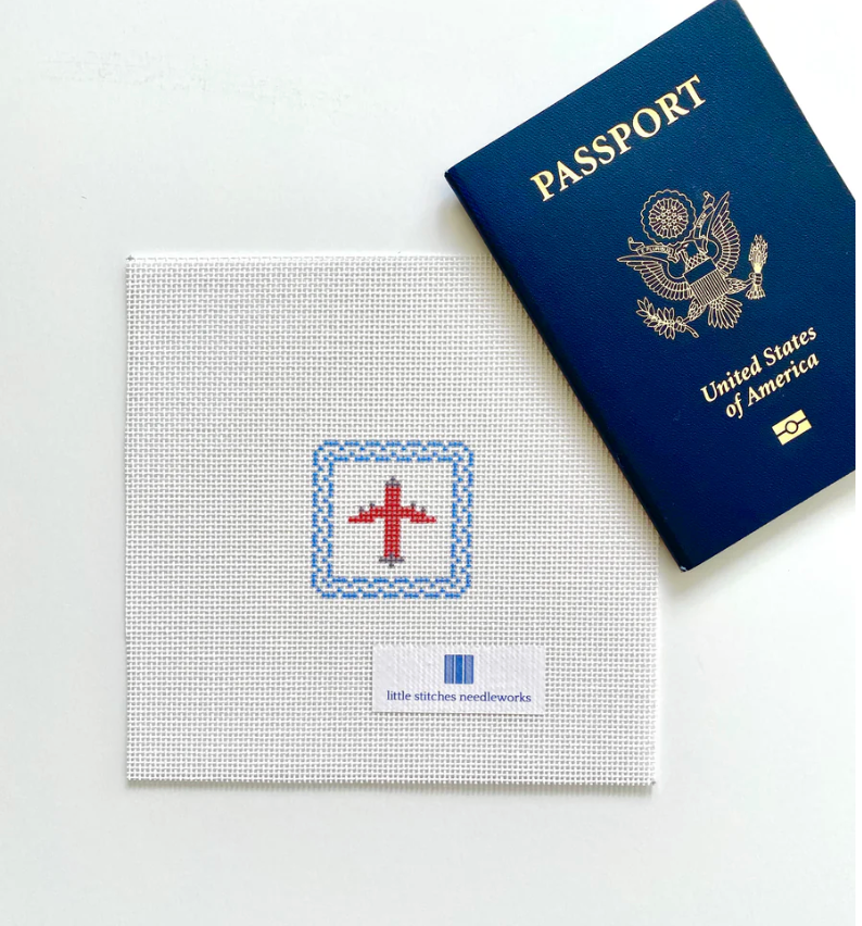 Jetsetter Airplane Patch / Key Fob