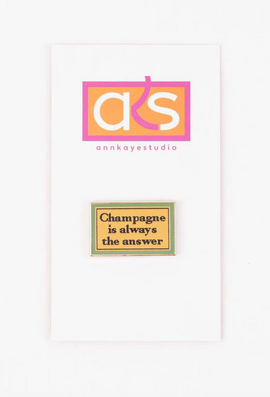 Champagne is Always the Answer Needle Minder