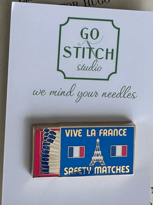 Vive La France Matchbox Needle Minder
