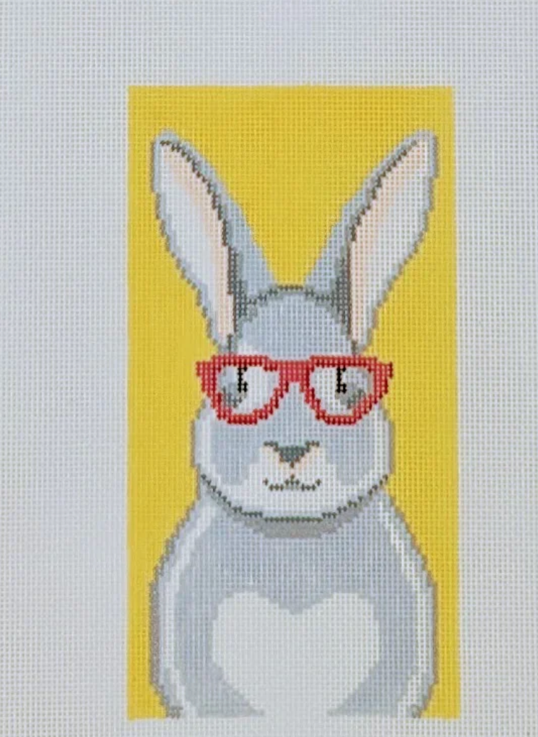 Bunny with Glasses Eyeglass Case