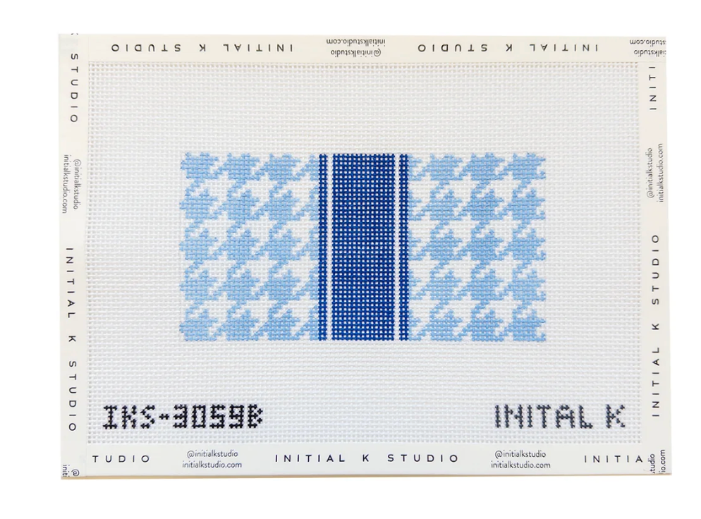 Mini Houndstooth-Blue