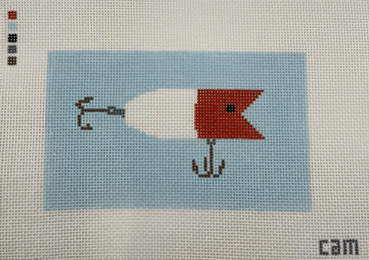 Fishing Lure Red and White