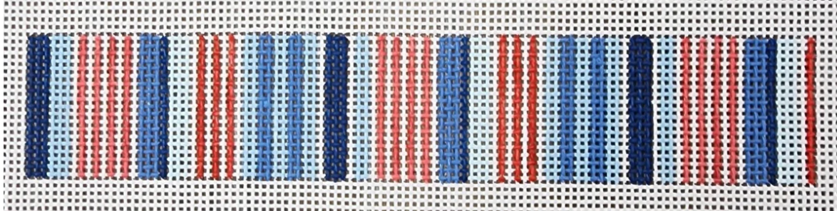 Americana Candy Stripes Fob