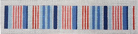 Americana Candy Stripes Fob