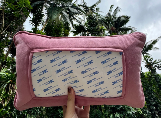 Pink Guava Velvet Pillow