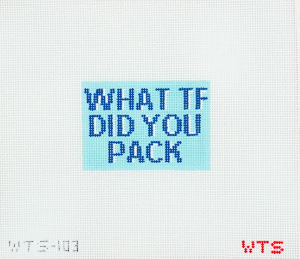 What TF Did You Pack Luggage Tag