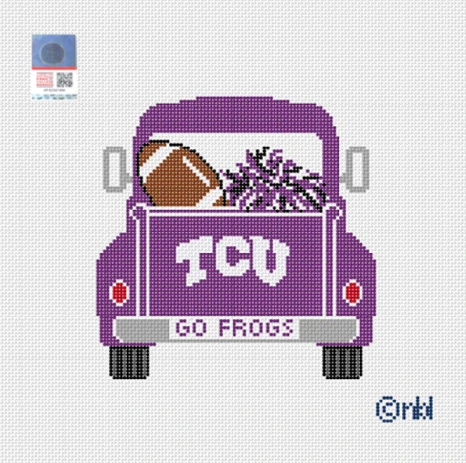 TCU Horned Frogs Vintage Truck