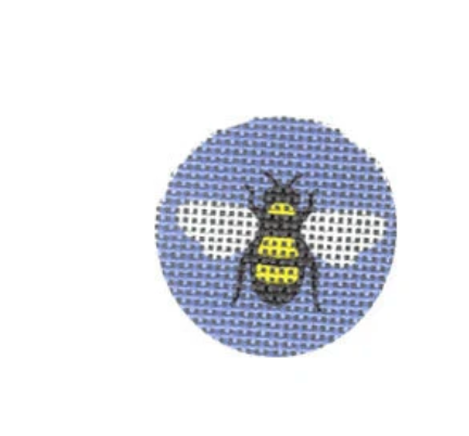 Purple Bumble Bee Key Fob Insert
