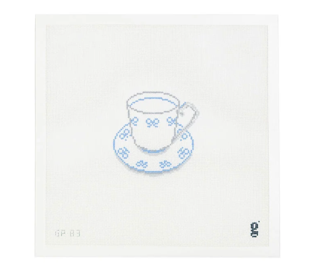 Blue Bow Teacup