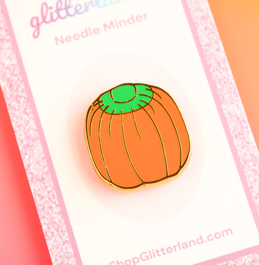Pumpkin Candy Corn Needle Minder