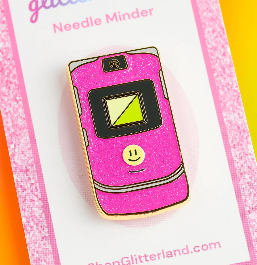Y2K Flip Phone Needle Minder