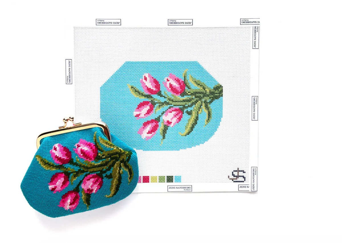 Tulips Kiss Lock Bag